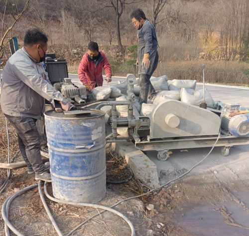 建始路面下沉注浆